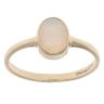 9ct Yellow Gold Opal Solitaire Ring