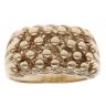 9ct Yellow Gold Four Row Keeper Ring