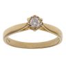 18ct Yellow Gold 0.10ct Diamond Solitaire Ring