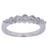 14ct White Gold 0.50ct Brilliant Cut Diamond Half Eternity Ring