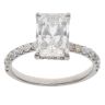 Platinum 2.50ct Emerald Cut Diamond Solitaire Ring