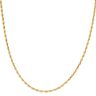 22ct Yellow Gold D Cut Rope Chain 20"