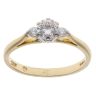 18ct Yellow Gold 0.47ct Brilliant Cut Diamond Trilogy Ring