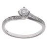 18ct White Gold 0.45ct Brilliant Cut Diamond Solitaire Ring