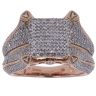 9ct Rose Gold 1.25ct Brilliant Cut Diamond Cluster Ring