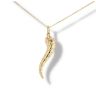 9ct Yellow Gold Horn of Plenty Pendant And Chain