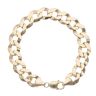 9ct Yellow Gold Curb Bracelet 9"