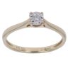 9ct Yellow Gold 0.05ct Diamond Solitaire Ring