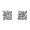 18ct White Gold Diamond Stud Earrings