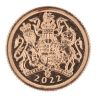 2022 Elizabeth II Fifth Portrait UK Quarter Sovereign Coin