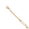 22ct Yellow Gold Duo Strand Bead Fancy Bracelet 7"