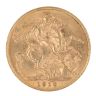 1910 Edward VII Large Head UK Full Sovereign Coin
