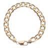 9ct Yellow Gold Curb Bracelet 8"