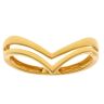 22ct Yellow Gold Duo Wishbone Ring