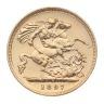 1897 Victoria Old Head Australia Half Sovereign Coin