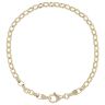 9ct Yellow Gold Belcher Bracelet 7"