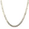 14ct Yellow Gold Patterned Curb Chain 20"
