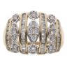 9ct Yellow Gold 0.75ct Brilliant Cut Diamond Fancy Ring