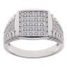 Silver Cubic Zirconia Signet Ring