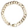 9ct Yellow Gold Curb Bracelet 8.5"