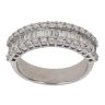 18ct White Gold 1.50ct Brilliant And Baguette Cut Diamond Fancy Ring