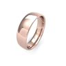 9ct Rose Gold Slight Court Wedding Band 6mm