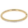 14ct Yellow Gold 0.60ct Diamond Bangle
