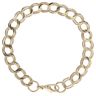 9ct Yellow Gold Double Link Curb Bracelet 8"
