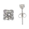 9ct White Gold 0.40ct Brilliant Cut Diamond Stud Earrings