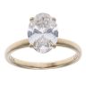 9ct Yellow Gold 2.05ct Oval Cut Lab Grown Diamond Solitaire Ring