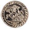 9ct Yellow Gold St George Coin Ring