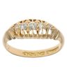 18ct Yellow Gold 0.20ct Brilliant Cut Diamond Five Stone Ring