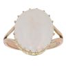 9ct Yellow Gold Opal Solitaire Ring