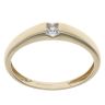 9ct Yellow Gold Aquamarine Single Stone Ring