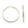 9ct Yellow Gold 0.70ct Diamond Hoop Earrings