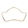 9ct Yellow Gold Wave Bangle