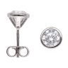 9ct White Gold 1.50ct Brilliant Cut Lab Grown Diamond Stud Earrings