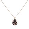 9ct Yellow and Rose Gold Clogau Vine Of Life Onyx Pendant and Chain 18"