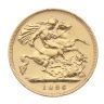 1896 Victoria Old Head UK Half Sovereign Coin