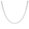Silver Curb Chain 22"