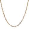 9ct Yellow Gold Plain Belcher Chain 26"