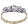 18ct Yellow Gold 1.00ct Brilliant Cut Diamond Five Stone Ring