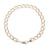 9ct Yellow Gold Curb Bracelet 9"