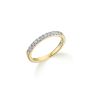 9ct Yellow Gold 0.25ct Natural Diamond micro setting eternity ring
