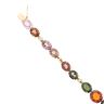 9ct Yellow Gold Multi-Gemstone Bracelet 7"