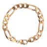 9ct Yellow Gold Curb Bracelet 9"