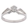9ct White Gold 0.10ct Brilliant Cut Diamond Solitaire Ring