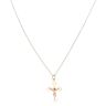 9ct Yellow Gold Crucifix Pendant and Chain 18"