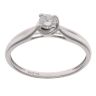 9ct White Gold 0.20ct Brilliant Cut Diamond Solitaire Ring