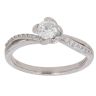 18ct White Gold 0.43ct Brilliant Cut Diamond Solitaire Ring